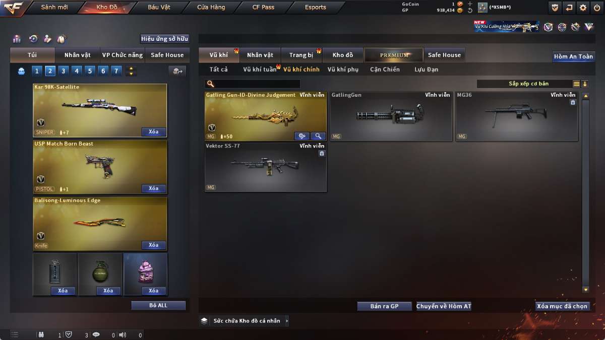 shop acc cf uy tin gia re